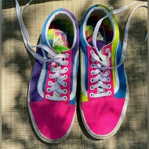 ✨SOLD✨Vans Limited Edition Neon Colorblock - Sz 9